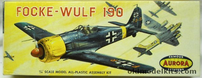 Aurora 1/47 Focke-Wulf Fw-190, 30-79 plastic model kit